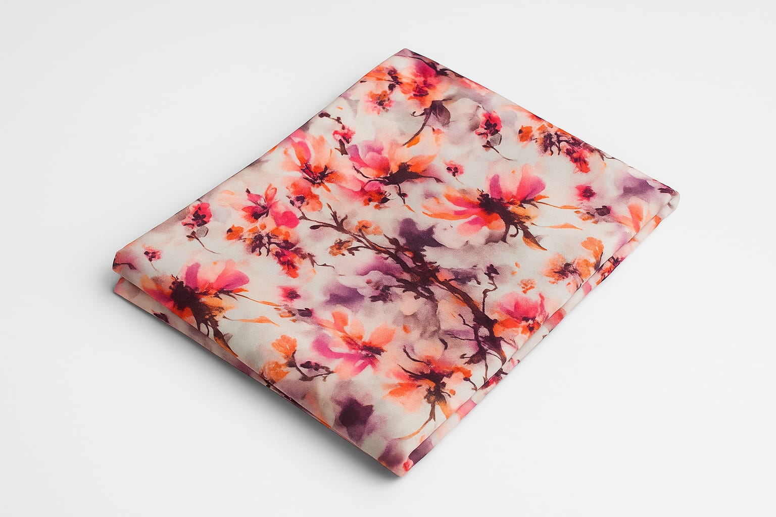 5D Linen Two Piece all over Unstitched Dress