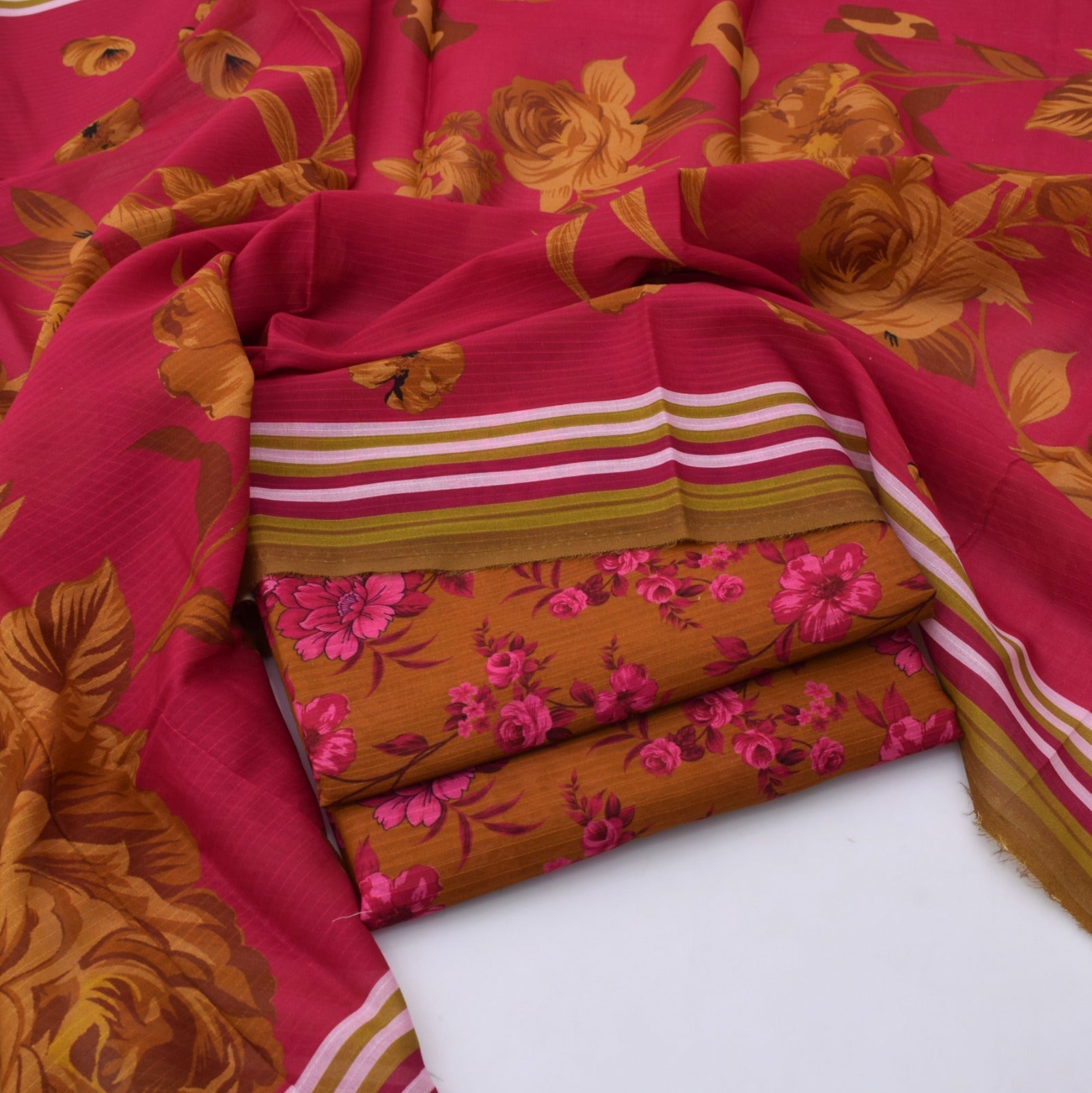 Baroque 3pc Bana Dora Lawn Allover Shirt Trouser with digital dupatta 9558